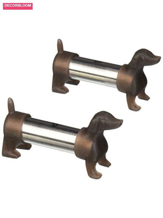 Other - Dachshund Salt and Pepper Shaker Set Aluminum Silicone 2-Piece